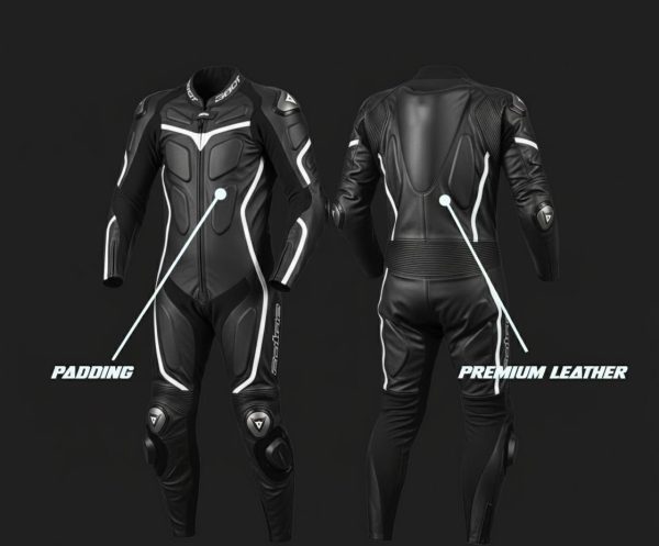 MOTORBIKE PRODUCTS DATA. motorbike safety leather suit